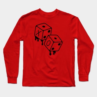 XO Weekend Dice Black Outline Long Sleeve T-Shirt